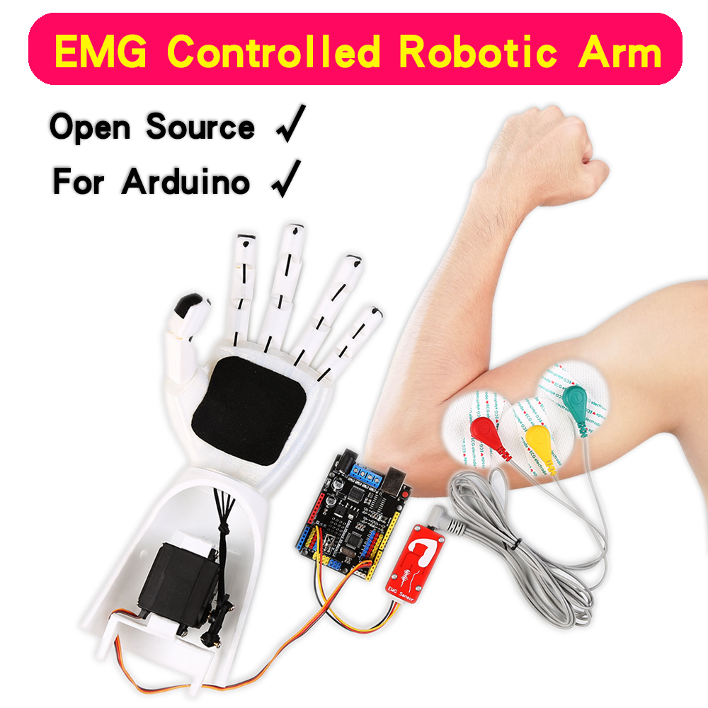Science Robot - Sensor EMG Braço robótico Sensor de