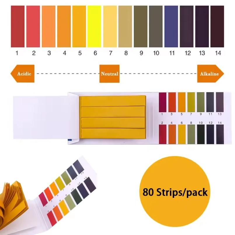 Water Testing Kit - 80 Tiras/pacote de Tiras de Teste