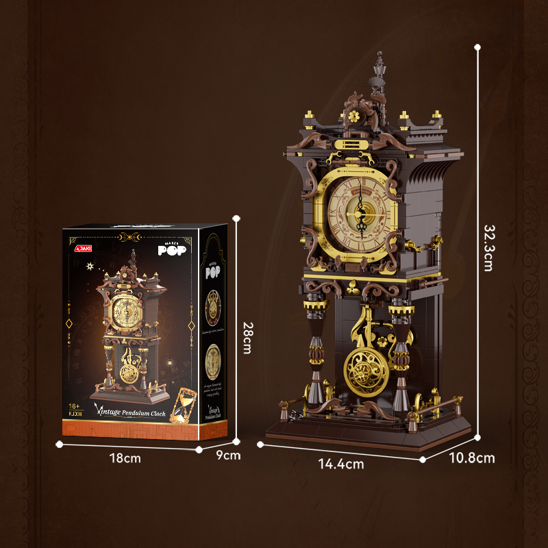 Solar System Orrery - Blocos de Montar Estilo Steampunk: Relógio