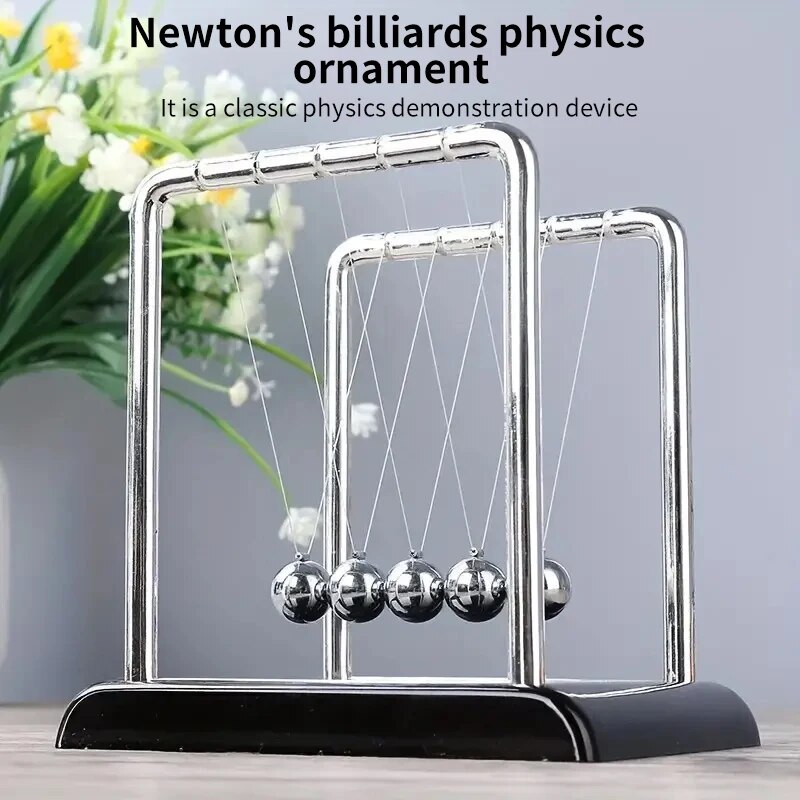 Newton Cradle Large - Pêndulo de Newton: Bolas de Aço