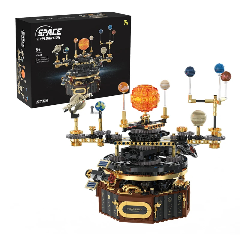 Solar System Orrery - Blocos de Montar STEM, Kit de
