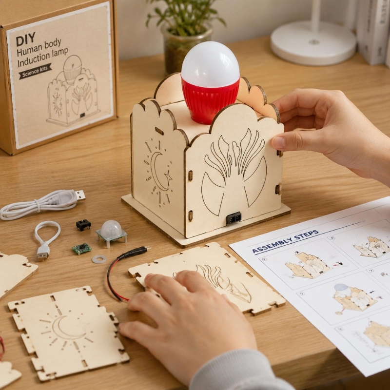 Science Diy Model - Kits lâmpadas com movimento diy, modelo