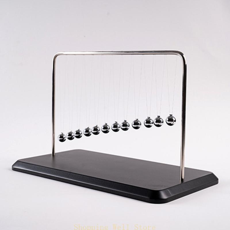 Newton Cradle Large - KX4B Pendulum Waveseverlasting Ballsdesktop Modelo decoração