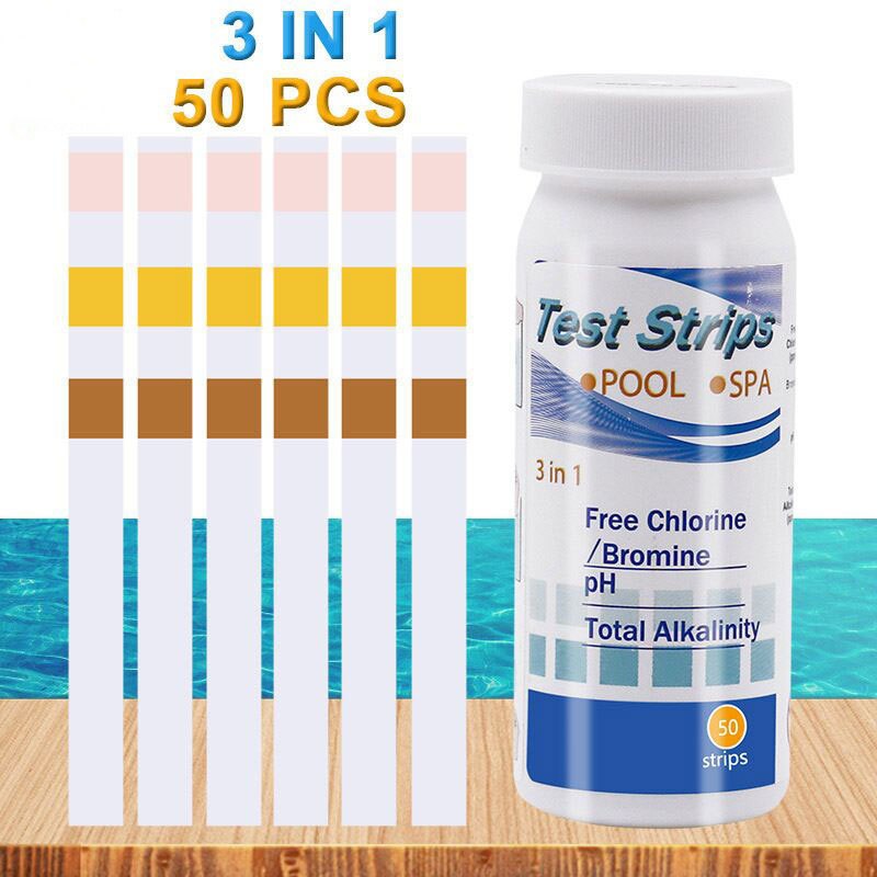 50 tiras de teste de cloro e p - Water Testing Kit avaliação e preço