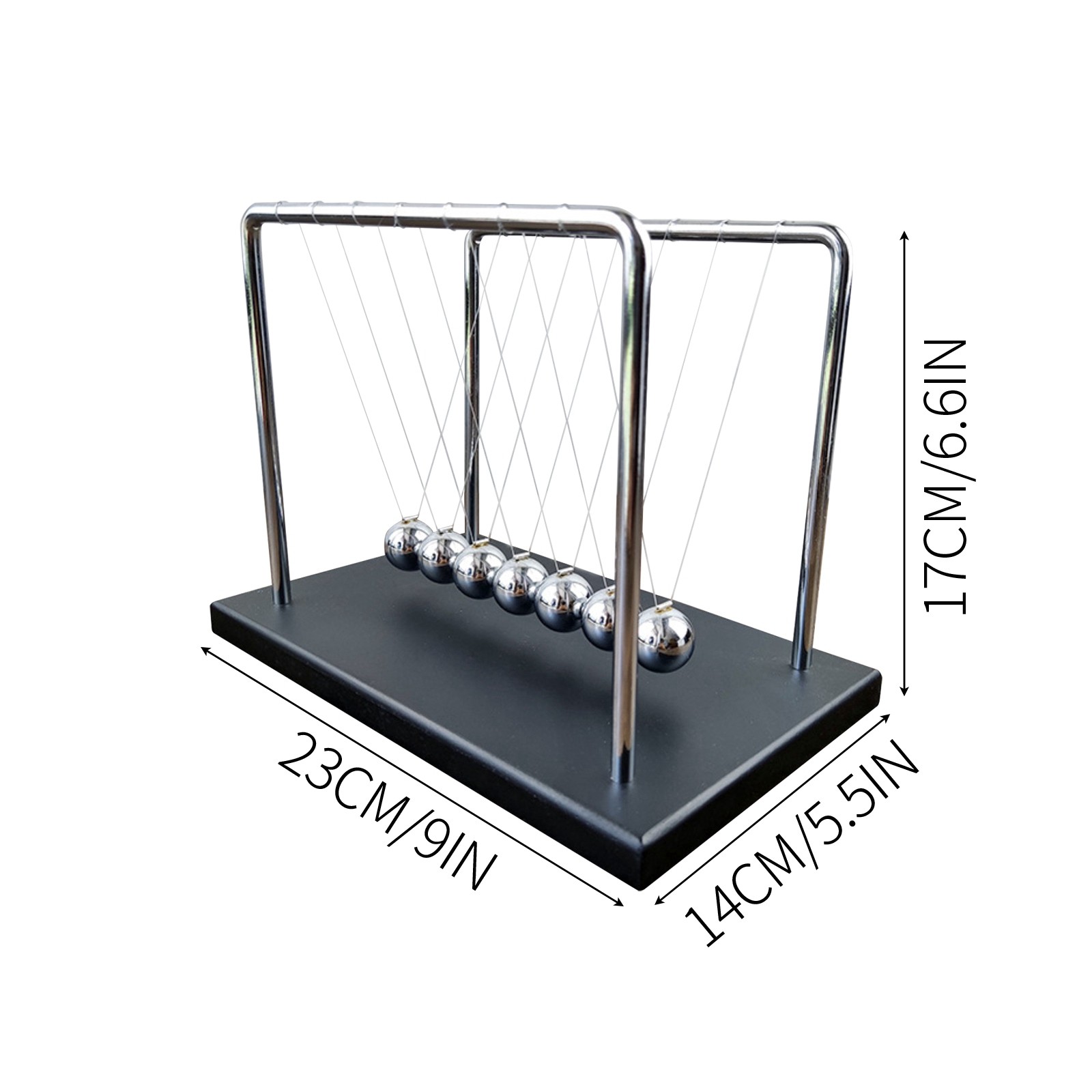 7 bolas mecânica curva newton  - Newton Cradle Large avaliação e preço