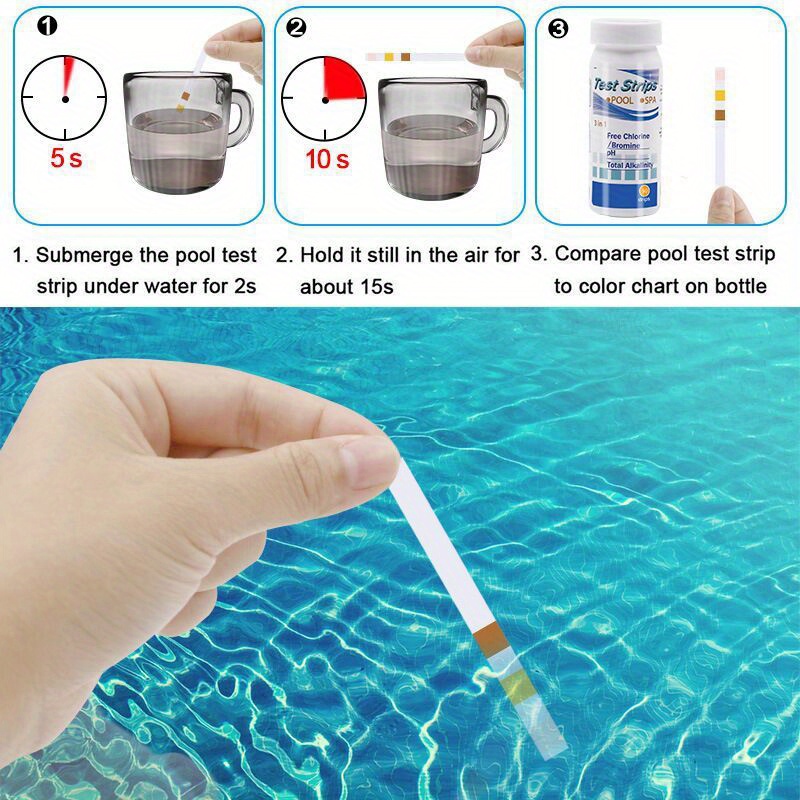 Tiras de Teste de Cloro e pH p - Water Testing Kit avaliação e preço