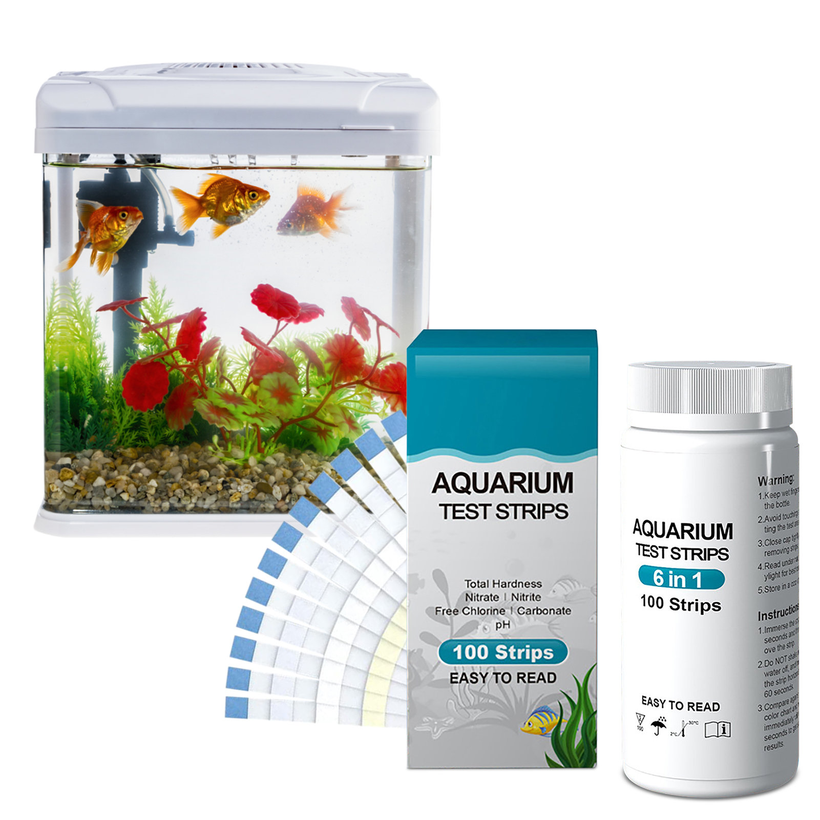 100 pçs 6-em-1 kit de tiras de - Water Testing Kit avaliação e preço
