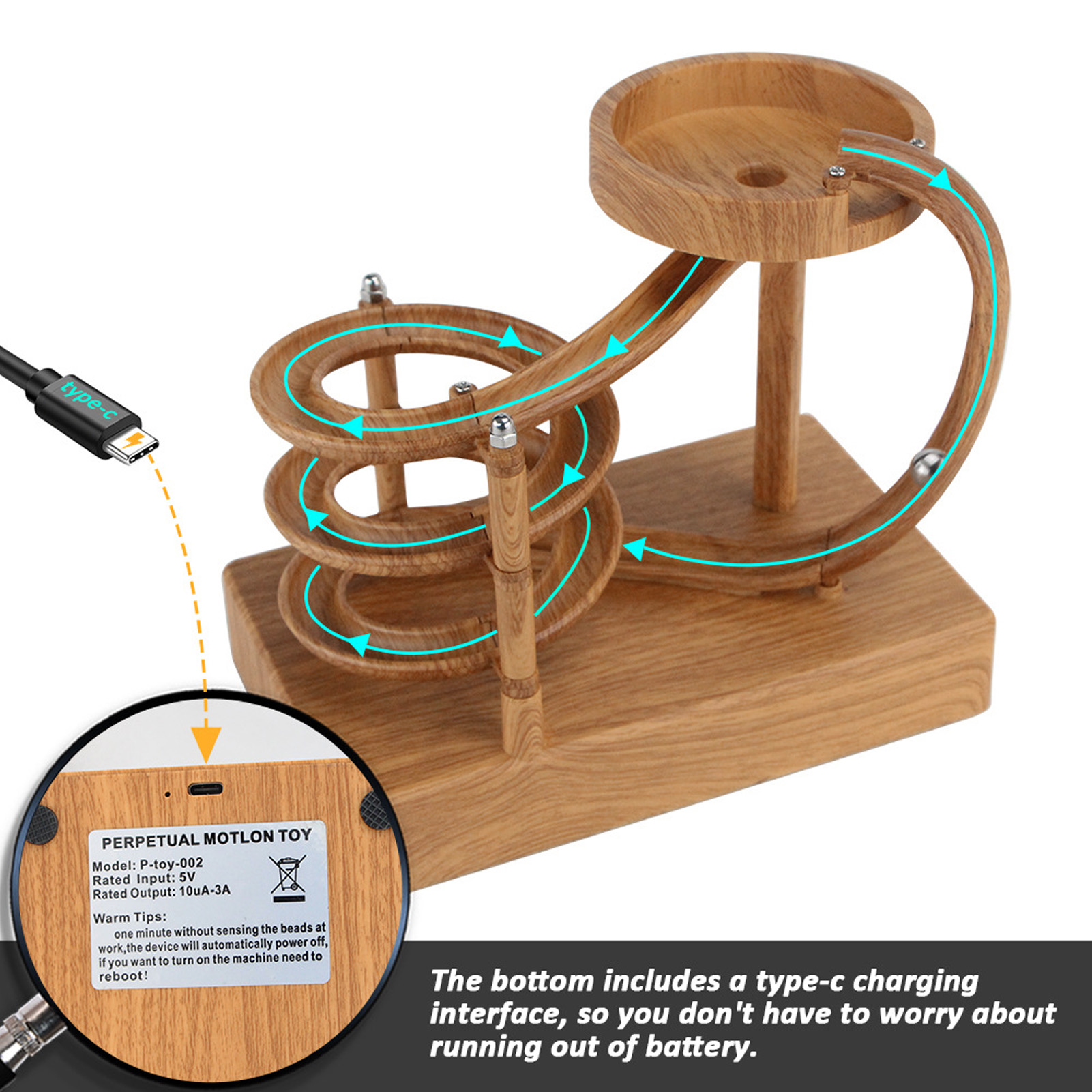 Máquina de movimento perpétuo  - Newton Cradle Large avaliação e preço