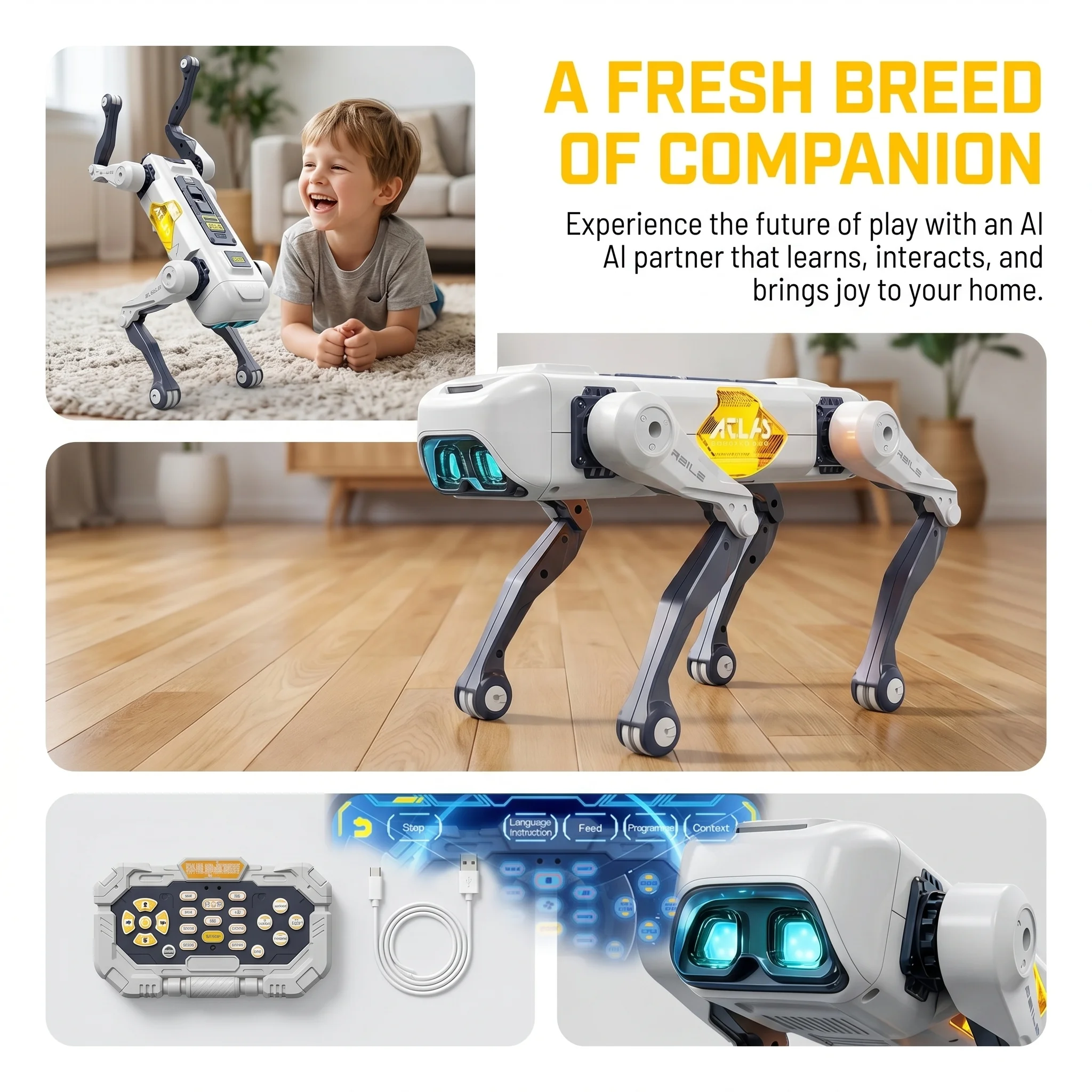 Cão Robô Inteligente com IA, C - Science Robot avaliação e preço
