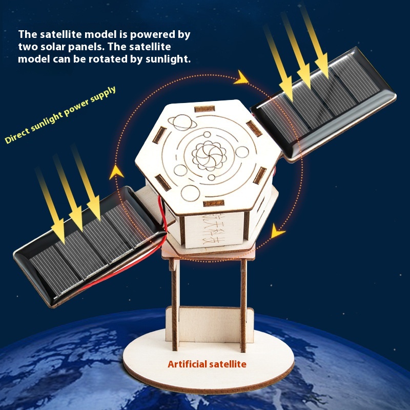 Diy solar satélite montagem ar - Science Nature avaliação e preço