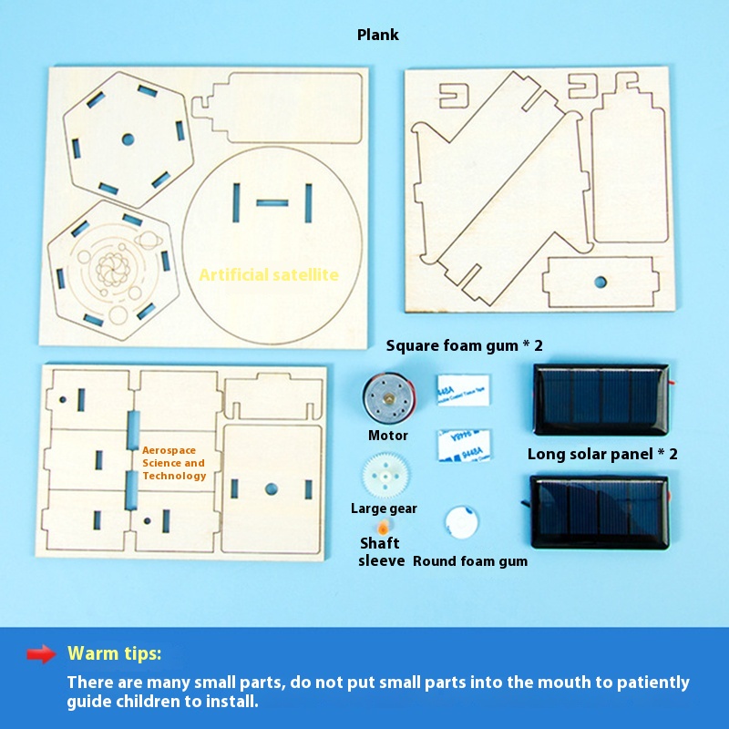 Diy solar satélite montagem ar - Science Nature avaliação e preço