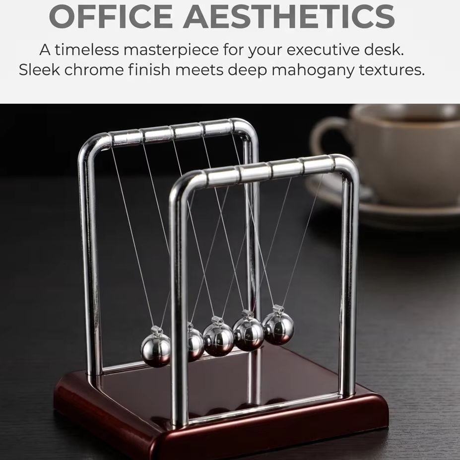Pêndulo de Newton: Brinquedo C - Newton Cradle Large avaliação e preço