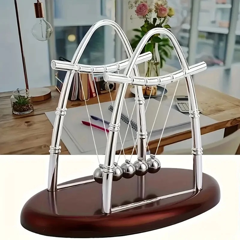Pêndulo de Newton com Bolas de - Newton Cradle Large avaliação e preço